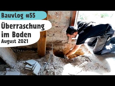 Ringanker gießen & Überraschung im Boden - Bauvlog 55 - August 2021