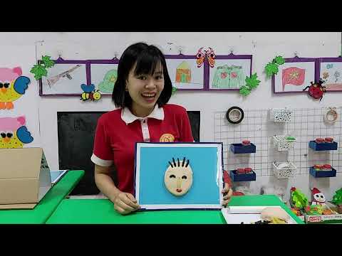 HĐTH: Nặn khuôn mặt bạn trai, bạn gai Trẻ  3- 4 tuổi