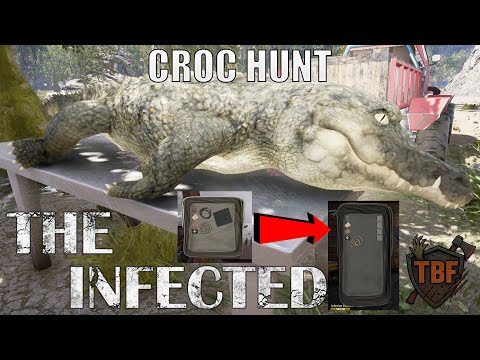 Hunting Crocodiles for the LARGE Backpack! Day 34 - The Infected - S06E34 Cave Build season!