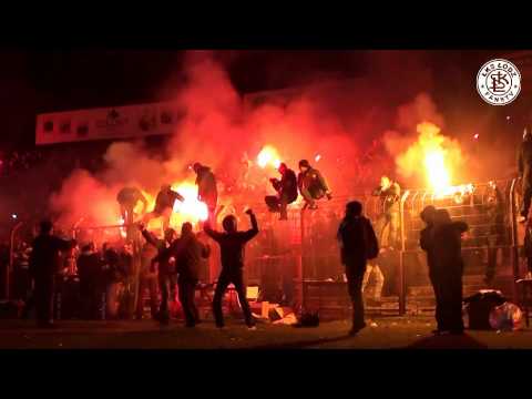 ŁKS RZĄDZI W ŁODZI. RADOŚĆ PO GOLU. 0:1.  DERBY ŁODZI 2011