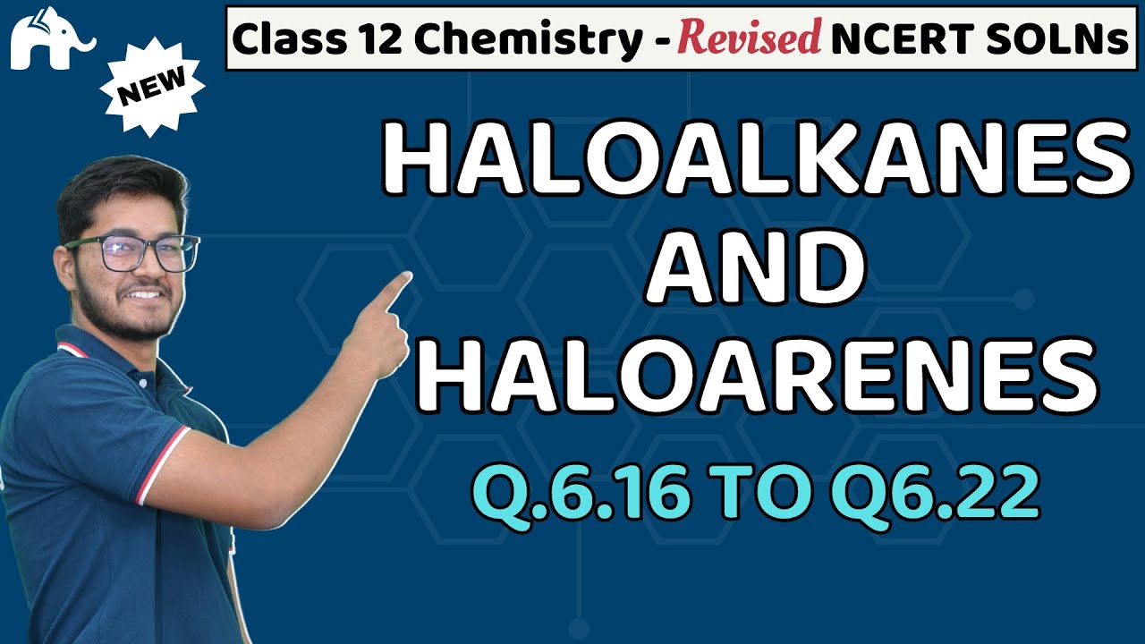 Haloalkanes and Haloarenes Class 12 Chemistry | Revised NCERT Solutions | Chapter 6 Questions 16-22