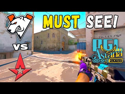 WINNER TO PLAYOFFS! Astralis vs Virtus.pro – HIGHLIGHTS - PGL Astana 2025 | CS2