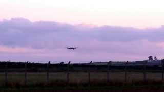 preview picture of video 'CGVRA Avro Lancaster at Humberside Airport'