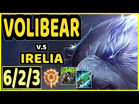 BIOPANTHER (VOLIBEAR) vs IRELIA - 6/2/3 KDA TOP CHALLENGER GAMEPLAY - OC