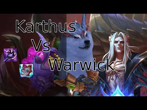 Karthus Vs Warwick Jungle Bronze | 카서스 대 워릭 정글 브론즈  #leaguemoments #leagueoflegendsclips