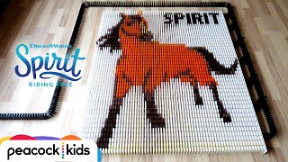 Spirit in 25,000 Dominoes | SPIRIT RIDING FREE