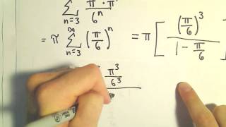 Sum of an Infinite Geometric Series, Ex 3