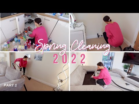 Living Room Spring Clean + Cleaning Cupboard Organise Part 1 - Spring Cleaning Series