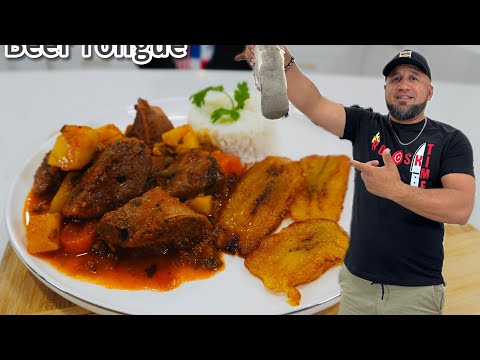 ¡Deliciosa Lengua de Res Guisada al Estilo Ocueño de Panamá! Receta Tradicional Panameña 🇵🇦