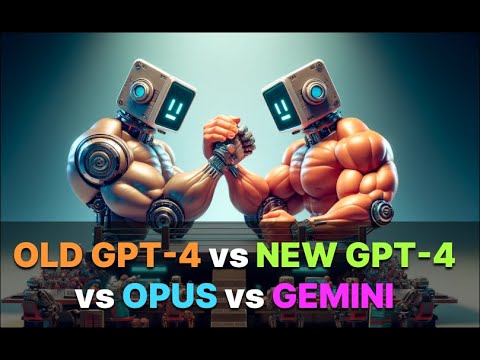 Older GPT-4 vs new GPT-4-TURBO vs Opus and Gemini as well as random models from LLM arena