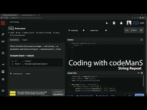 Codewars String Repeat