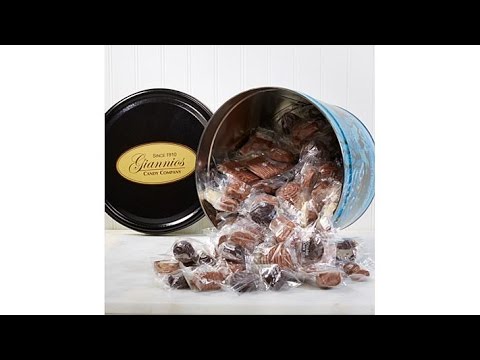 Giannios Adam's Favorites 6 lb. Chocolates  Sleigh Tin