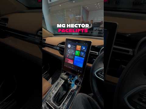 MG Hector INFOTAINMENT gets GESTURE CONTROL!