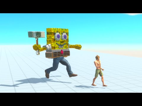 SPONGEBOB vs EVERY UNIT - Animal Revolt Battle Simulator