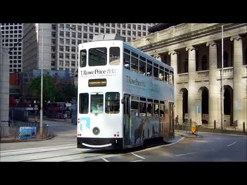 HONG KONG oct 2017...  trolly buses