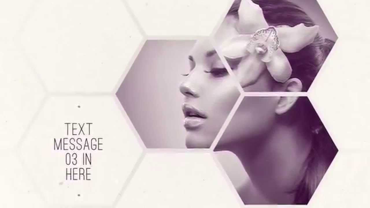 Clean Hexagon Presentation After Effects Template