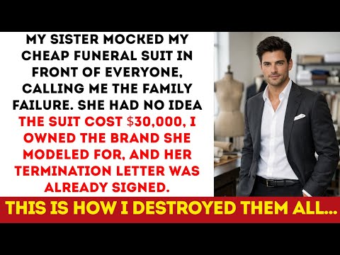 My Sister Mocked My Clothes Compared To Hers At Funeral—She Had No Idea I Was The Brand’s Founder.