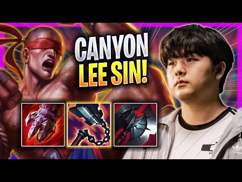 CANYON IS A GOD WITH LEE SIN! - DK Canyon Plays Lee Sin JUNGLE vs Poppy! | Bootcamp 2023
