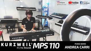 Video thumbnail for KURZWEIL MPS110 piano demo con Andrea Carri - Generalsound TV by Generalsound TV