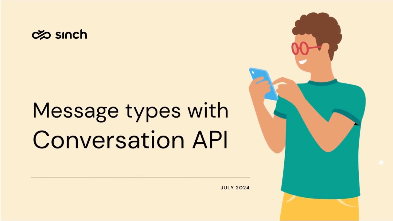 Conversation API Message Types