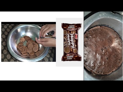 How to make cake at home with happy ² biscuit