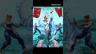 Chun li fanart (street fighter 6 waifu love💙)
