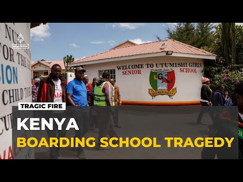 Kenya school fire: Eight students arrested on suspicion of arson