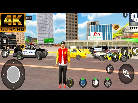 Vegas Crime Simulator (Car Ball Hit To Mi-17V5 Helicopter) Ball Enter In Base - Android Gameplay HD