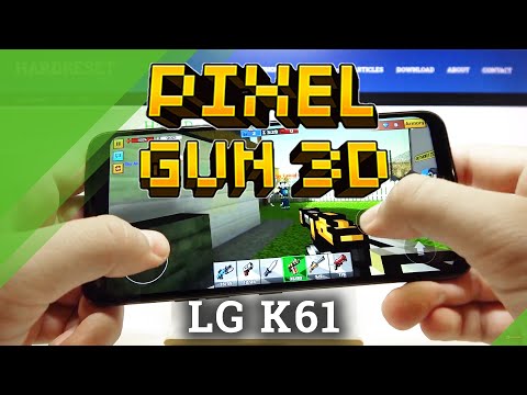 Pixel Gun 3D Gameplay on LG K61 - Gaming Quality Test