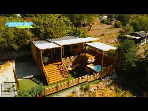 Des vacances au camping dans le Mobil Home TAOS dans le 06, camping Les Rives du Loup