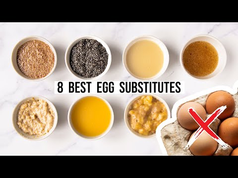 Top 8 Egg Substitutes | How to Replace an Egg in Vegan Baking