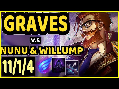 NJI (GRAVES) vs NUNU & WILLUMP - 11/1/4 KDA JUNGLE GAMEPLAY - EUW Ranked GRANDMASTER