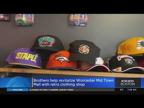 Brothers help revitalize Worcester's Midtown Mall with retro clothing shop
