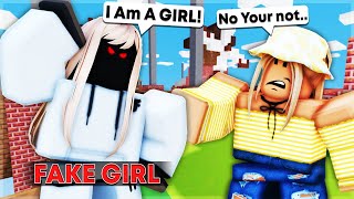 I Tried Out For A GIRLS ONLY CLAN While Using A VOICE CHANGER.. (Roblox Bedwars)