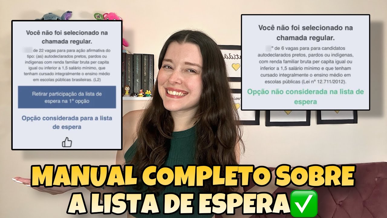 COMO FUNCIONA A LISTA DE ESPERA DO SISU 2025 | Como Escolher a Lista de Espera no Sisu???✅