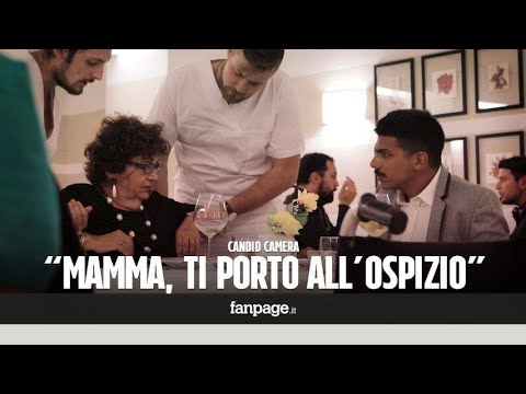 "Mamma ti ho portato all'ospizio" - lo scherzo dei figli alle mamme [candid camera]