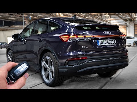 2023 Audi Q4 Sportback 40 e-tron (204hp) - Sound & Visual Review!
