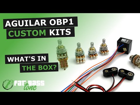 Aguilar OBP-1 Custom 2 Band Bass Preamp Kit for 2 Pickup - 3 Knob & 1 Switch Configuration (V-Bl-T/B-APSW) image 2