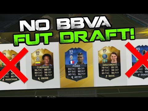 NO RONALDO, NO MESSI, NO BBVA FUT DRAFT CHALLENGE! w/ Facecam!