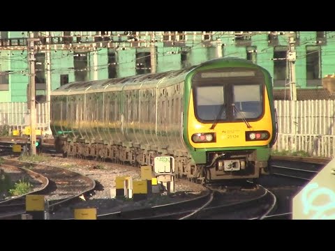 Irish Rail 29000 Class Commuter Train 29124 - Grand Canal Dock Station, Dublin