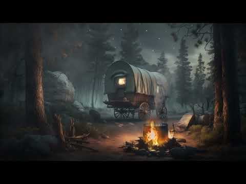 Old West Ambience ~ Make camp for the night ASMR