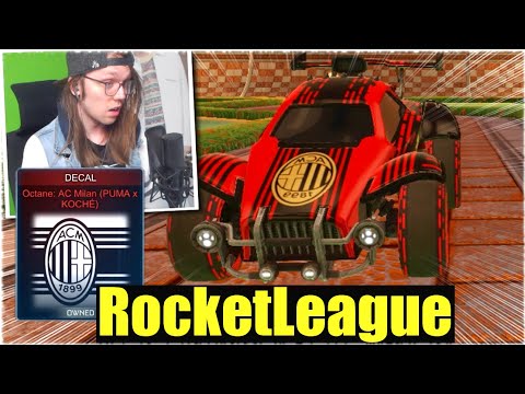 ICH SPIELE MIT DEM AC MAILAND SKIN! - Rocket League [Deutsch/German]