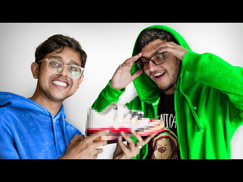 Surprising @triggeredinsaan with CUSTOM SHOES