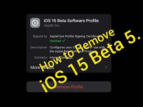 How to Remove iOS 15 Beta 5 on iphone 6s,