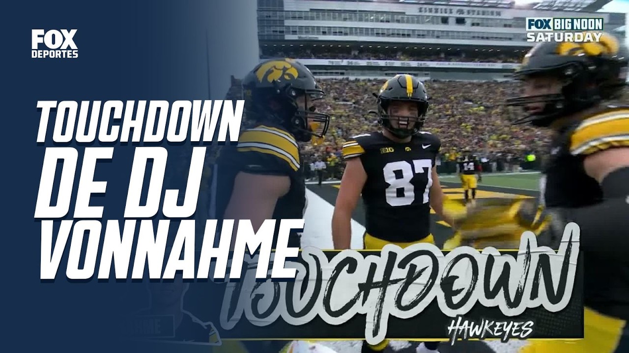 TOUCHDOWN DE DJ VONNAHME | Wisconsin Badgers 0-10 Iowa Hawkeyes | College Football