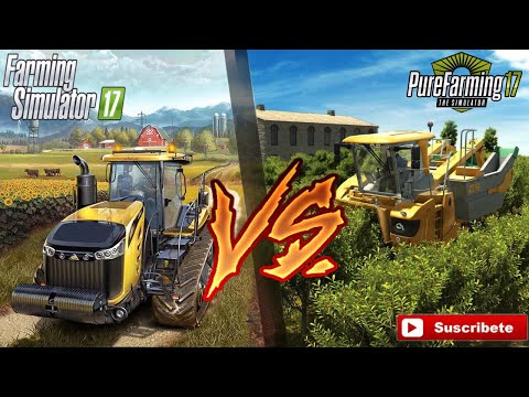 PURE FARMING 2018 VS FARMING SIMULATOR 2017