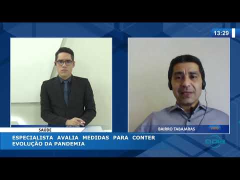 O DIA NEWS 15 04 20  Especialista avalia medidas para conter evolucão da pandemia