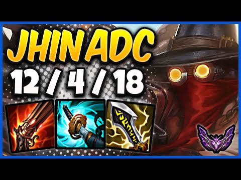 Jhin ADC vs Samira ( Patch 13.14 ) / KR Master / Season 13 [ 12 / 4 / 18 ] 💥