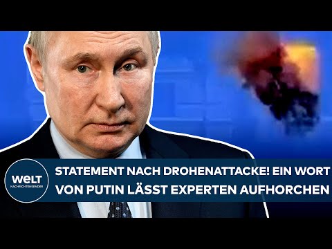 UKRAINE-KRIEG: Statement nach Drohnenattacke! Ein Wort von Putin lässt einen Experten aufhorchen