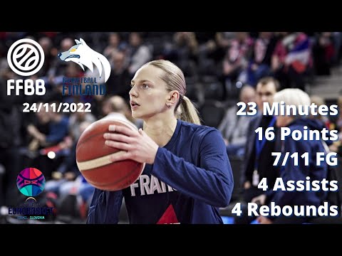 Marine Johannes with 16 points against Finland in Eurobasket qualifiers